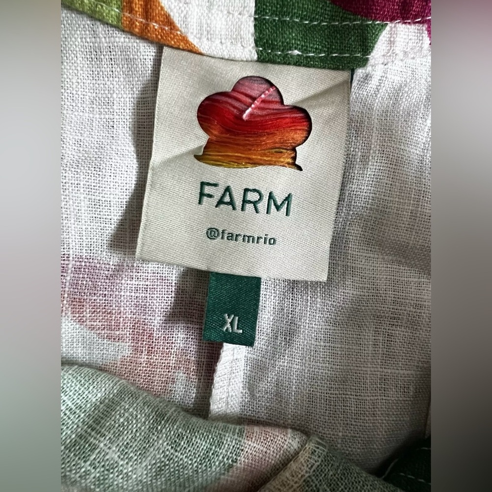 Farm Rio tropicalisitic linen minidress - Picture 12 of 13
